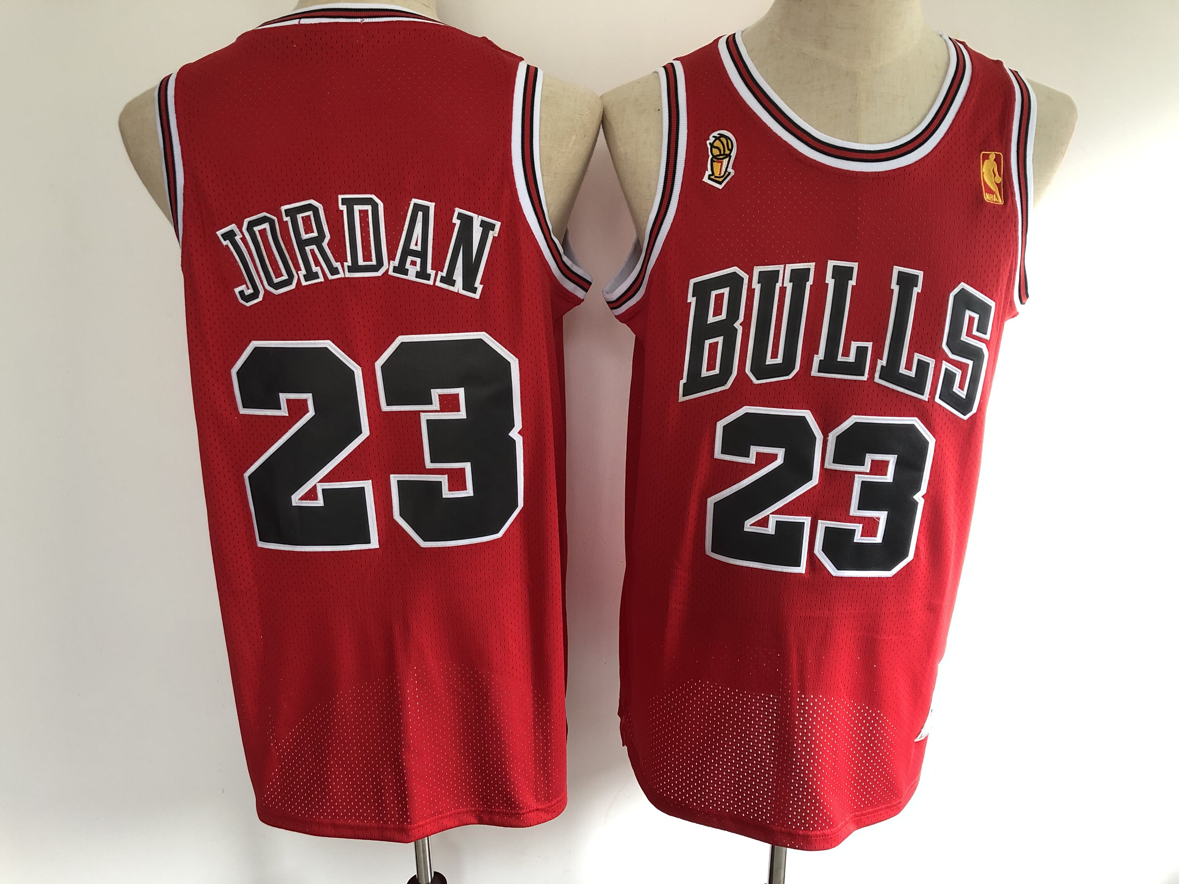 2020 Men Chicago Bulls #23 Jordan chamption red Stitched NBA Jersey->new york knicks->NBA Jersey